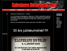 Tablet Screenshot of kalvehavemc.dk